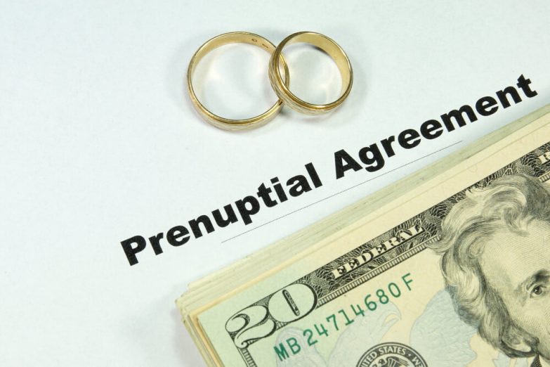 signing a prenup